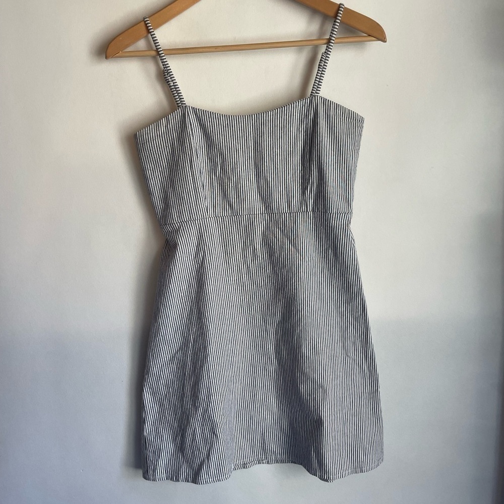 Brandy Melville Karla Mini Dress spaghetti strap striped one size